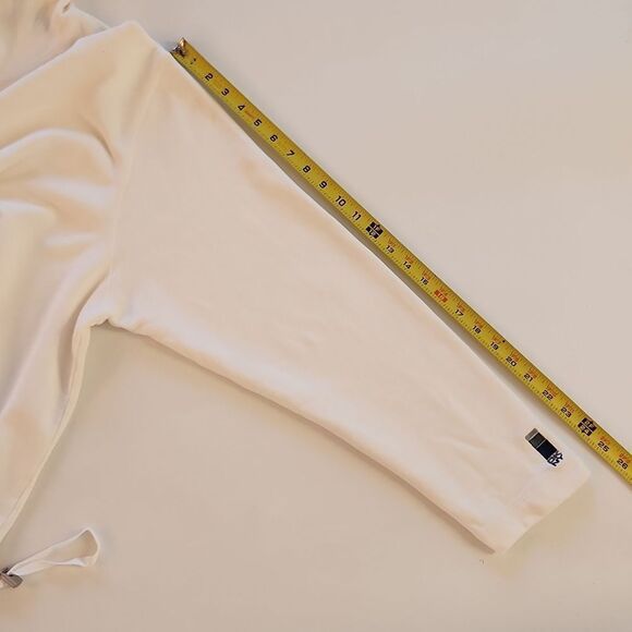 DKNY White Cozy Oversized draw string hoodie - Picture 9 of 12